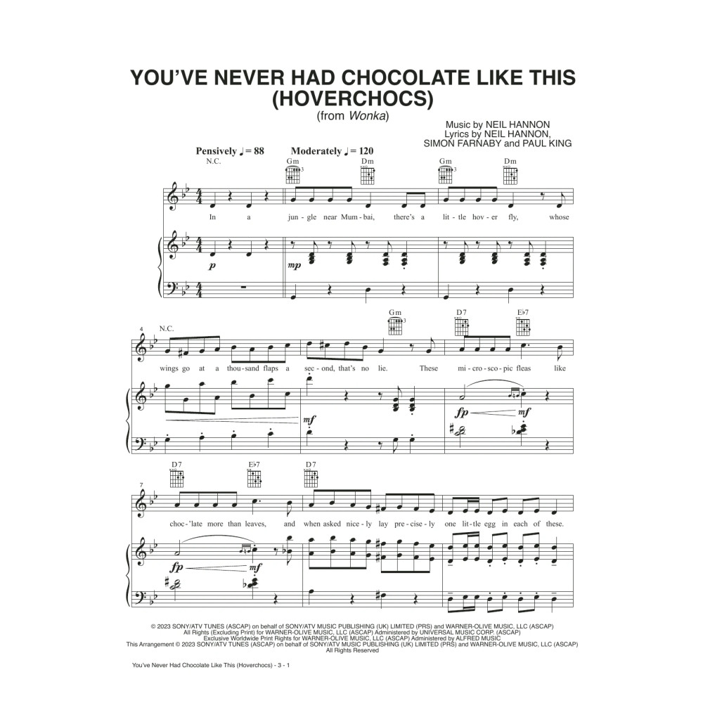 You've Never Had Chocolate Like This (Hoverchocs) (from Wonka)