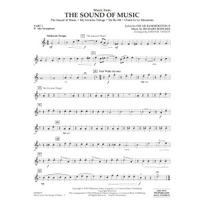 Music from The Sound Of Music (arr. Vinson) - Pt.2 - Eb Alto Saxophone