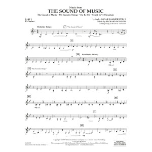 Music from The Sound Of Music (arr. Vinson) - Pt.3 - Bb Clarinet