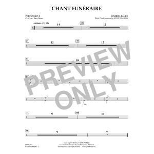Chant Funeraire (arr. Myron Moss) - Percussion 2