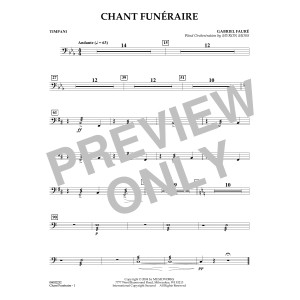 Chant Funeraire (arr. Myron Moss) - Timpani