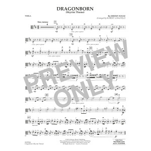 Dragonborn (Skyrim Theme) (arr. Longfield) - Viola