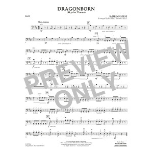 Dragonborn (Skyrim Theme) (arr. Longfield) - Bass