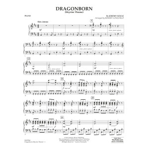 Dragonborn (Skyrim Theme) (arr. Longfield) - Piano
