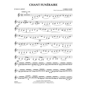 Chant Funeraire (arr. Myron Moss) - Bb Bass Clarinet