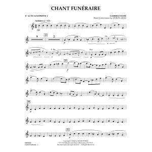 Chant Funeraire (arr. Myron Moss) - Eb Alto Saxophone 2