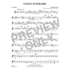 Chant Funeraire (arr. Myron Moss) - Bb Cornet 1