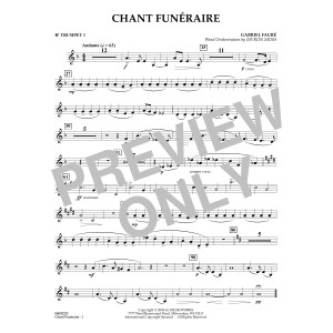Chant Funeraire (arr. Myron Moss) - Bb Trumpet 1