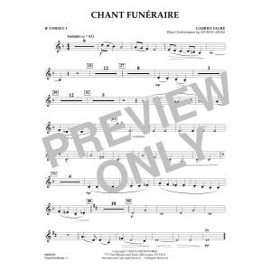 Chant Funeraire (arr. Myron Moss) - Bb Cornet 3