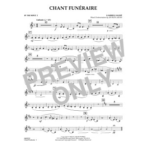 Chant Funeraire (arr. Myron Moss) - Bb Trumpet 2
