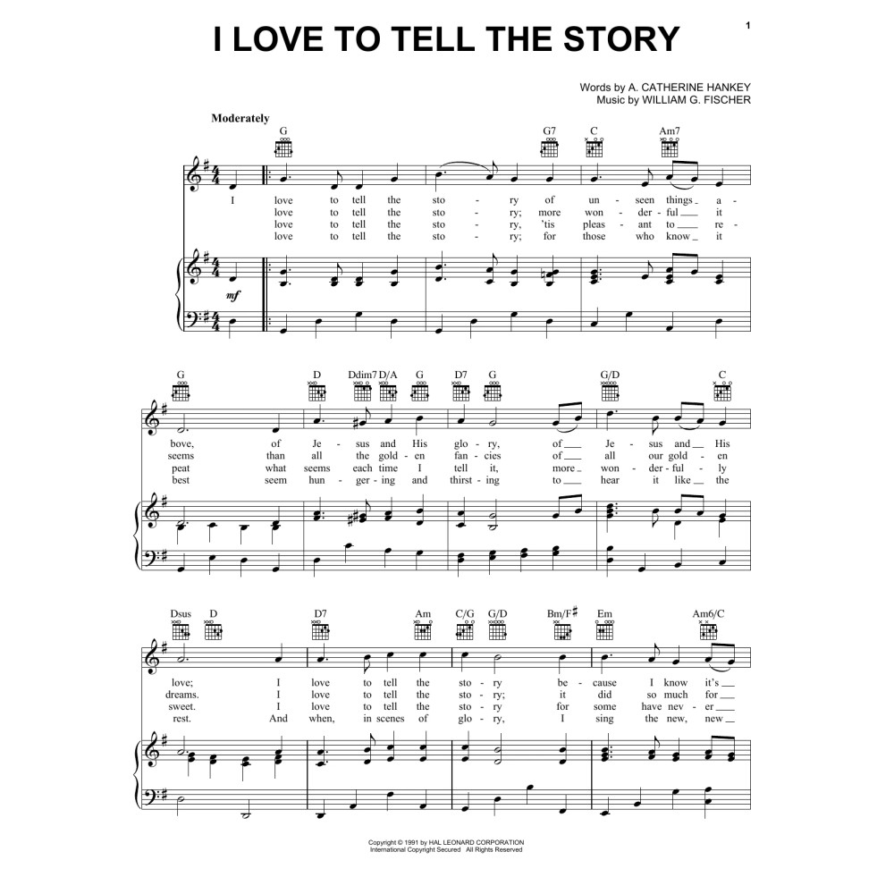 I Love To Tell The Story