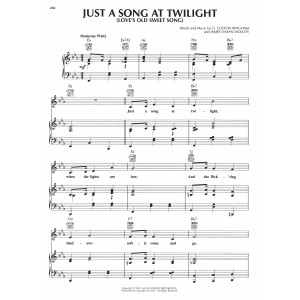 Just A Song At Twilight (Love's Old Sweet Song)