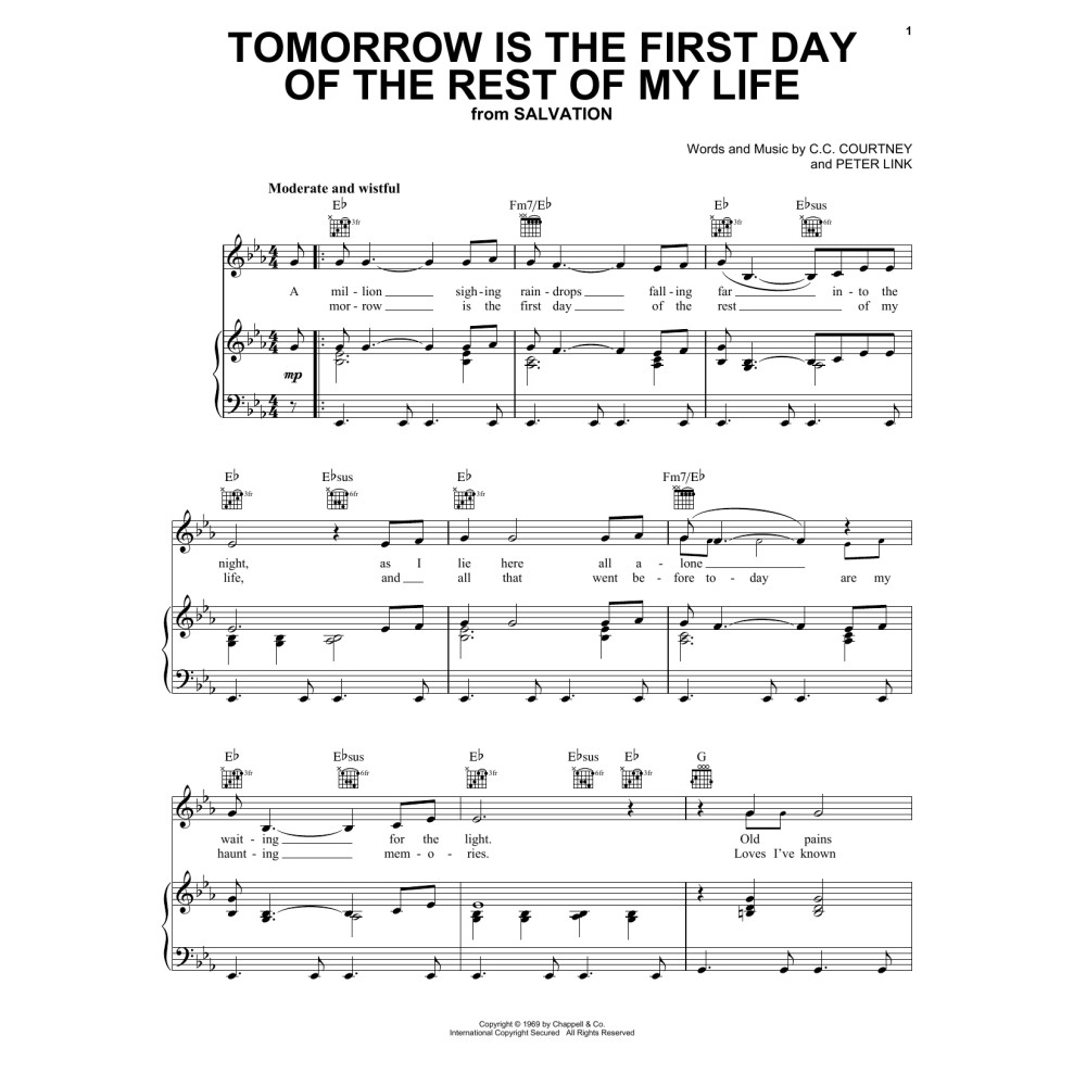 Tomorrow Is The First Day Of The Rest Of My Life