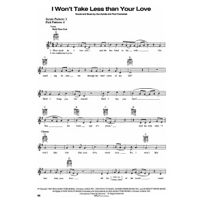 I Won't Take Less Than Your Love