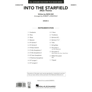 Into The Starfield (Main Title) (arr. Robert Longfield) - Conductor Score (Full Score)