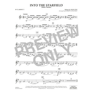 Into The Starfield (Main Title) (arr. Robert Longfield) - Bb Clarinet 2
