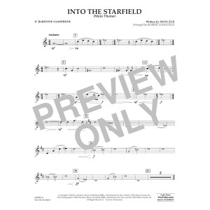 Into The Starfield (Main Title) (arr. Robert Longfield) - Eb Baritone Saxophone