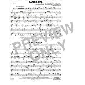 Barbie Girl (arr. Paul Murtha) - Bb Clarinet