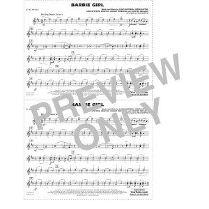 Barbie Girl (arr. Paul Murtha) - Eb Alto Sax