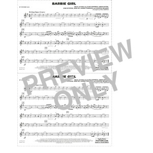 Barbie Girl (arr. Paul Murtha) - Bb Tenor Sax