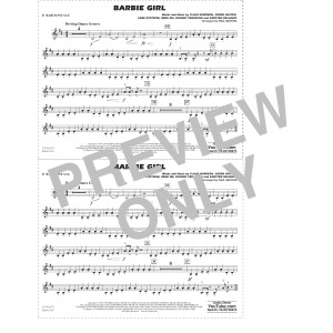 Barbie Girl (arr. Paul Murtha) - Eb Baritone Sax