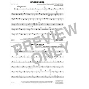 Barbie Girl (arr. Paul Murtha) - Electric Bass
