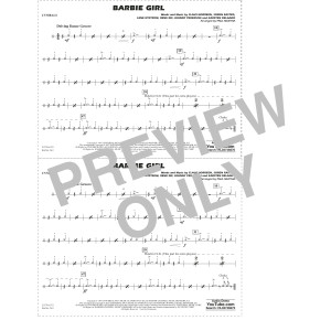 Barbie Girl (arr. Paul Murtha) - Cymbals