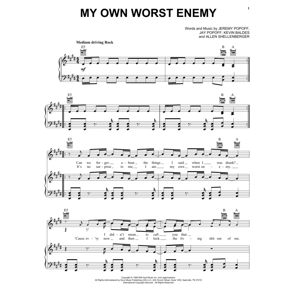 My Own Worst Enemy