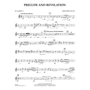 Prelude and Revelation - Bb Clarinet 2