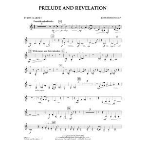 Prelude and Revelation - Bb Bass Clarinet
