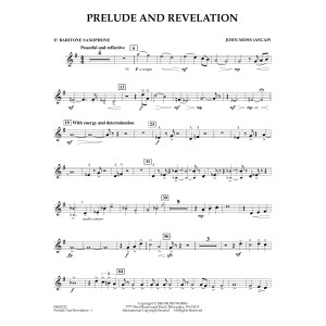 Prelude and Revelation - Eb Baritone Saxophone