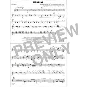 Houdini (arr. Conaway/Finger) - Bb Clarinet