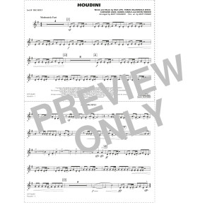 Houdini (arr. Conaway/Finger) - 3rd Bb Trumpet