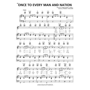 Once To Every Man And Nation