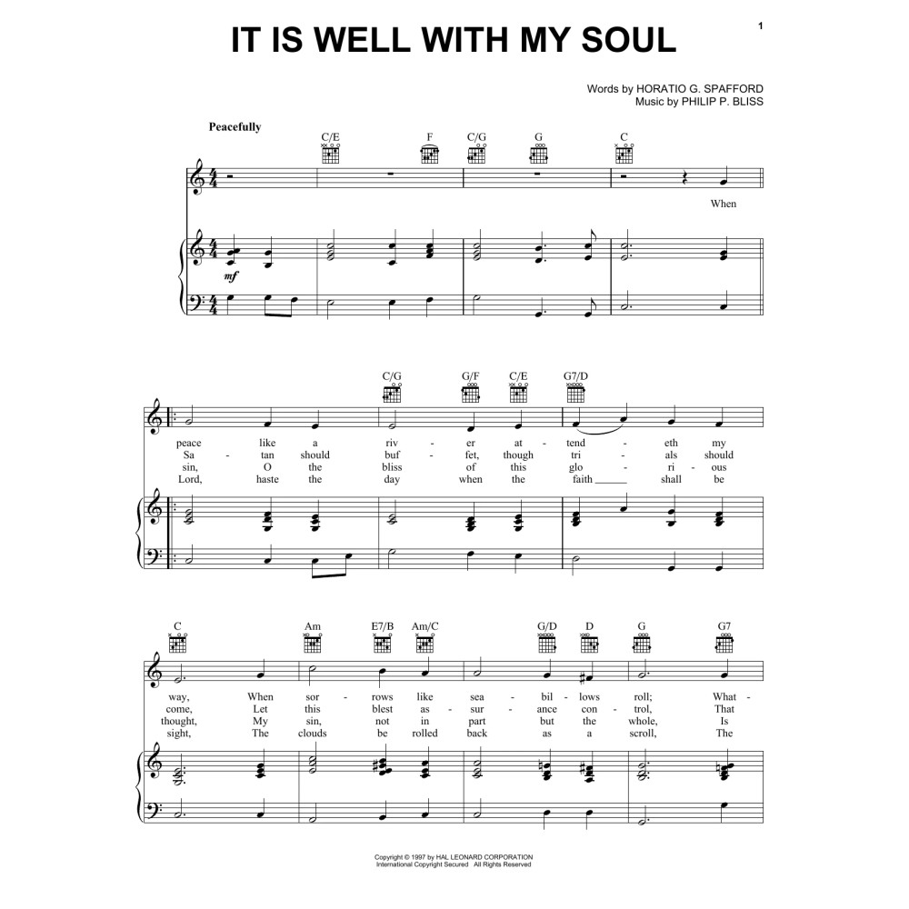 It Is Well With My Soul
