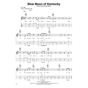 Blue Moon Of Kentucky (arr. Fred Sokolow)