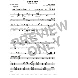 Don't You (Forget About Me) (arr. Ishbah Cox) - Multiple Bass Drums