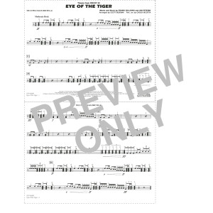 Eye Of The Tiger (arr. Scott Boerma) - Multiple Bass Drums