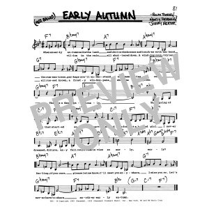 Early Autumn (Low Voice)