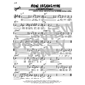 How Insensitive (Insensatez) (Low Voice)
