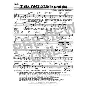 I Can't Get Started (Low Voice)