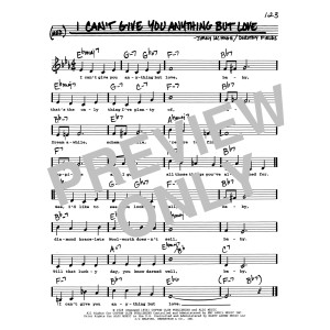 I Can't Give You Anything But Love (Low Voice)