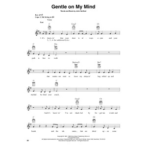 Gentle On My Mind (arr. Fred Sokolow)