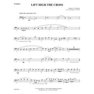 Lift High The Cross - Trombone