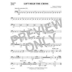 Lift High The Cross - Percussion