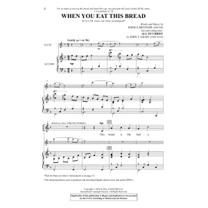 When You Eat This Bread