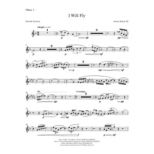I Will Fly - Oboe 1