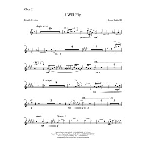 I Will Fly - Oboe 2