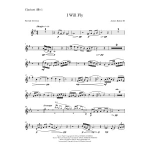 I Will Fly - Bb Clarinet 1