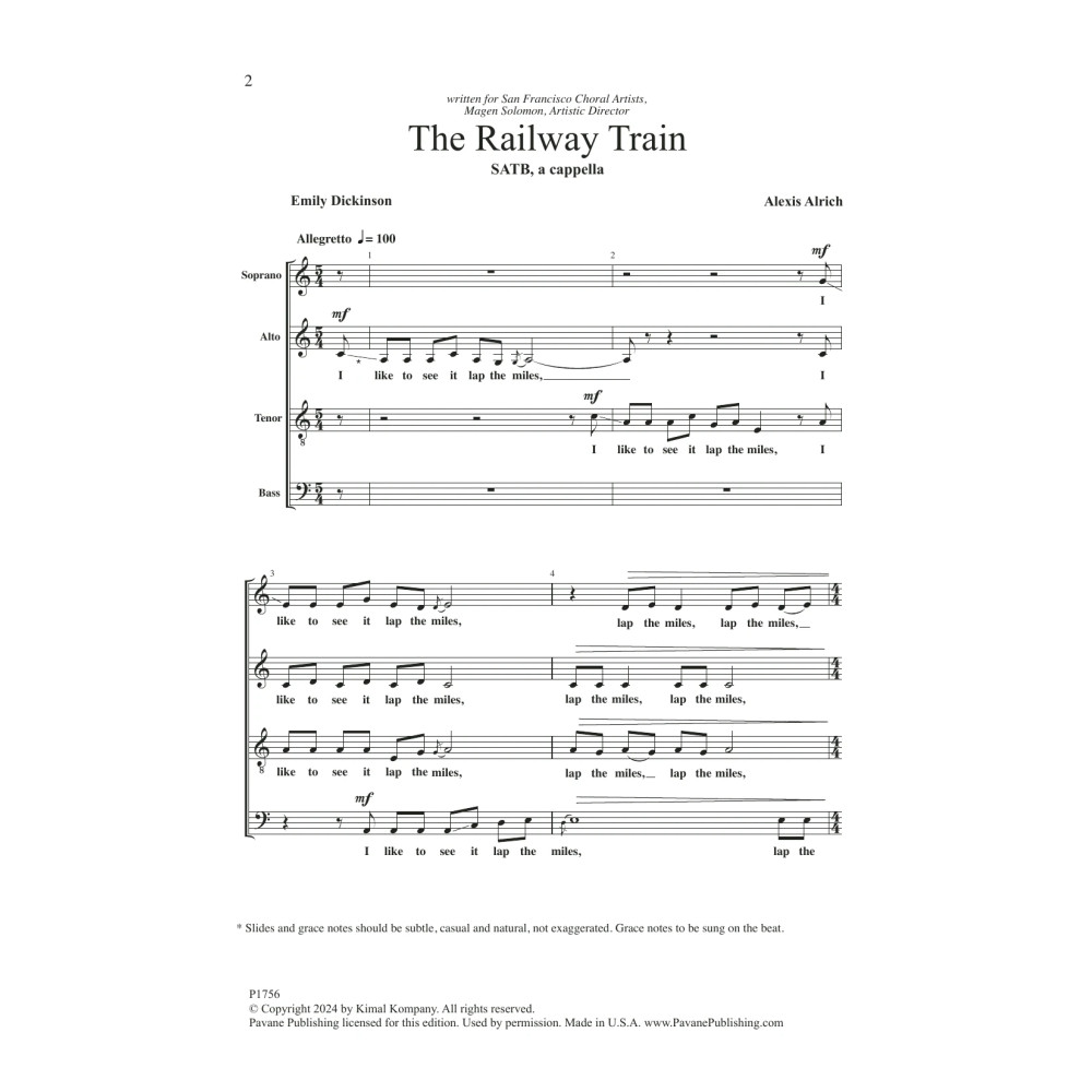 The Railway Train (arr. Loren Wiebe)